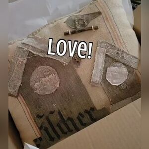 Primitive Bird Houses And A Cute Bird Pillow